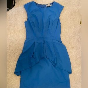 Forever 21 Asymmetrical Blue Dress